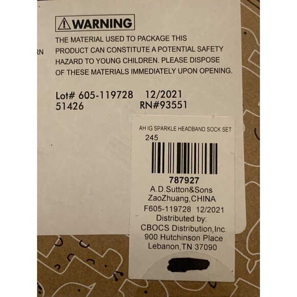 Baby Girls Patriotic Sparkle Headband And Socks Set Size 0-12M Red White Blue - Picture 11 of 11